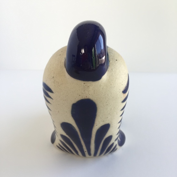 Tonala Pottery Folkart Kitschy Stretching Amused made in Mexico Cat - Picture 4 of 7